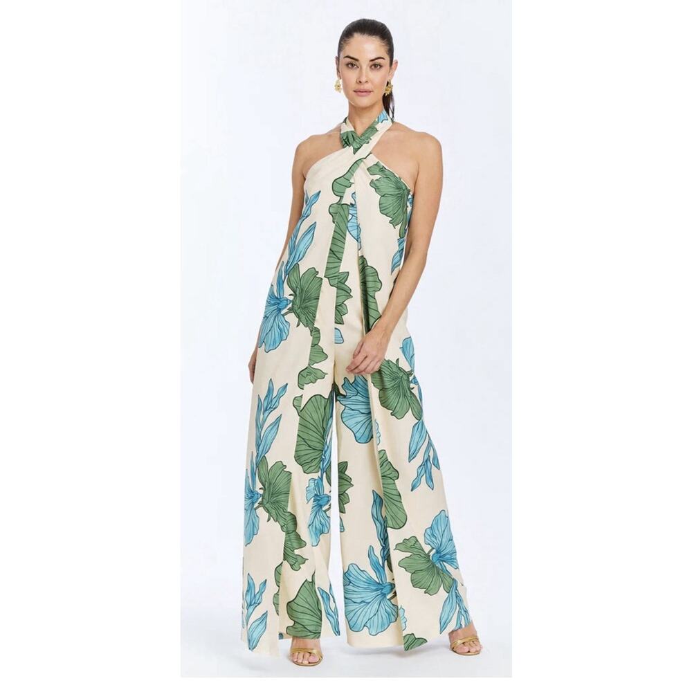 MESTIZA NEW YORK SIZE 2 COSIMA CONVERTIBLE FLORAL JUMPSUIT NWT $595